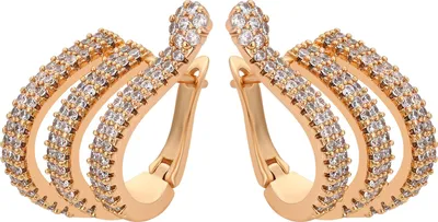 Image de Boucles d'oreilles Joella pour femmes - or, taille unique