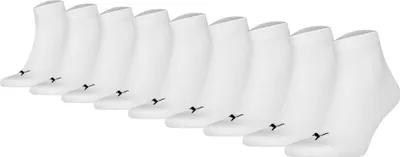 Produktbild von PUMA Uni Quarter Socken, 9er Pack - Quarter Plain ECOM 9P, Logo, einfarbig Weiß 47-49