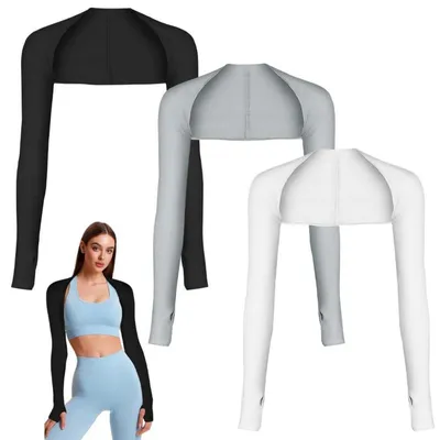Immagine prodotto di Bandelette protettive per le braccia, protezione solare UPF 50+, estive, grigie, in poliestere/Spandex
