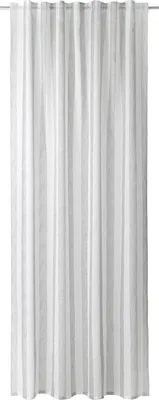 Produktbild von Verdeckter Schlaufenschal - 140 x 245 cm - Silbergrau - breite Längsstreifen - halbtransparent