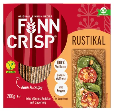 Image de Finn Crisp Rustikal Pain croustillant de seigle complet 200g