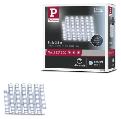 Immagine prodotto di Paulmann MaxLED 500: Striscia LED, luce bianca diurna, confezione singola