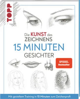 Produktbild von Die Kunst des Zeichnens 15 Minuten - Gesichter. SPIEGEL