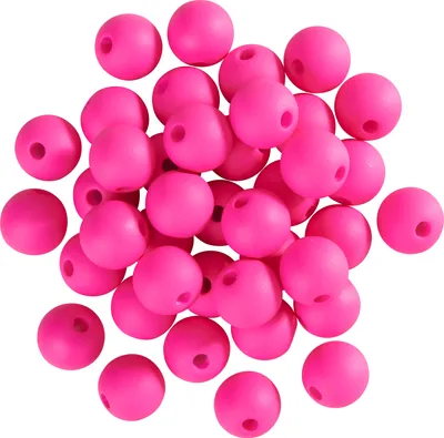 Produktbild von itoshii Neon-Perlen, 8 mm, 40 Stück Pink