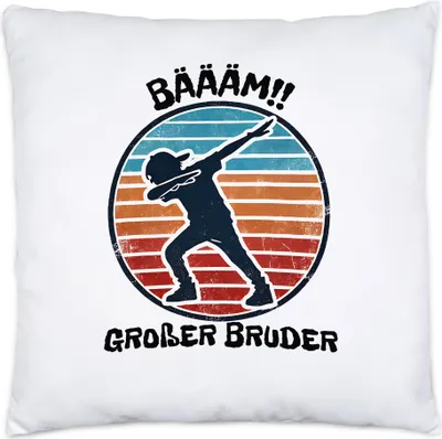 Produktbild von Bääm! Großer Bruder Kissen Ankündigung Dab Geburt Nachwuchs Schwangerschaft