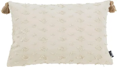 Produktbild von done.® Kissenhülle Cushion Luise tofufarbene Baumwolle - ca. 40 x 60 cm
