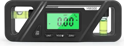 Image de Inclinomètre magnétique numérique Mesure absolue et relative Conversion d'angle et de pente Inclinomètre polyvalent Clinomètre Affichage LCD avec rétro-éclairage
