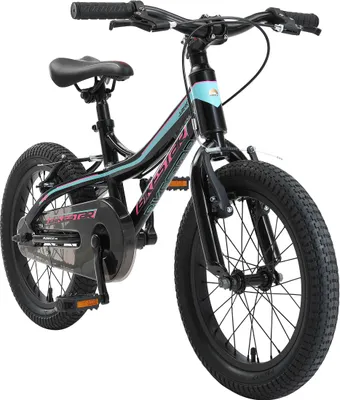 Produktbild von BIKESTAR Kinder Fahrrad MTB ab 4 Jahre | 16 Zoll Alu Mountainbike Kinderrad | Schwarz & Blau