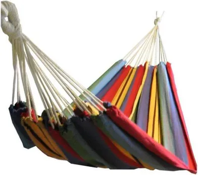 Produktbild von Große Bequem-Hängematte für mehrere Personen - 210 x 150 cm - belastbar bis 300 kg - extra groß - bequem