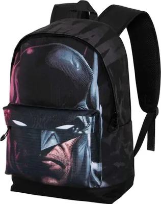 Produktbild von Karactermania Dc Comics Batman Face Fan Hs 2.2 Rucksack Schwarz Schwarz One Size