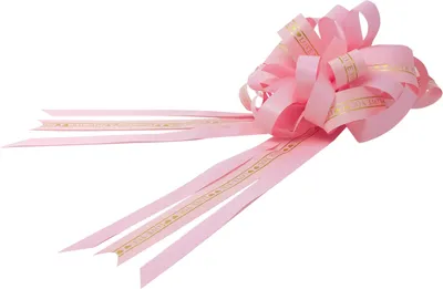 Produktbild von Oblique Unique Geschenkschleife mit Geschenkband Aufschrift Love You Deko Schleifen Geschenke Valentinstag - rosa