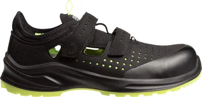 Produktbild von Safety Jogger Sicherheitssandale Modulo S1PS BLK schwarz/gelb, nach EN ISO 20345:2022 + A1:2024, ESD FO SR SC Größe 40