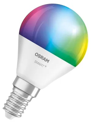 Obrázok produktu pre Osram SMART+ MATTER Classic P40, 4,9 W, 40 W, E14, 470 lm, 20000 h, Biela