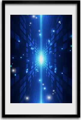 Produktbild von Bild - Bilderrahmen - 40 cm x 60 cm - MDF - Rahmen - Wandkunst - Dreidimensionaler Hintergrund
