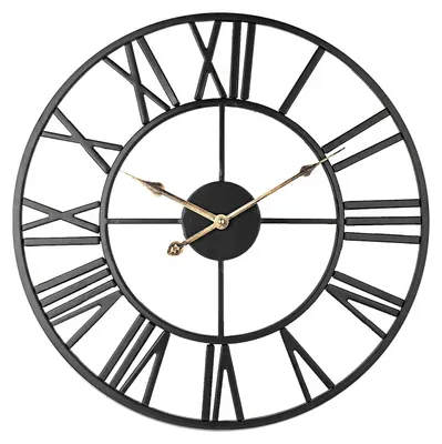 Immagine prodotto di Omgoods - Orologio da parete vintage, 40 cm - Orologio a scheletto per soggiorno e cucina