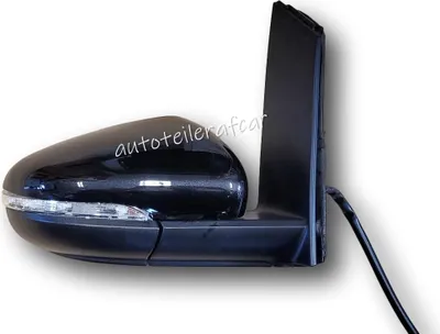 Produktbild von Außenspiegel Spiegel rechts elektrisch für Für VW TOURAN 1T3 2010 - 2015 schwarz LC9Z
