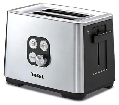 Produktbild von Tefal Equinox TT420D 7 2 Scheiben Schwarz, Edelstahl