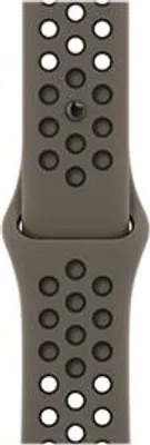 Produktbild von APPLE 41mm Olive Grey/Black Nike SpBnd
