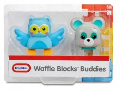 Produktbild von Waffelblocks Eule und Bär Figur