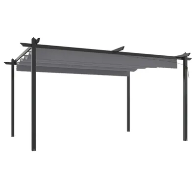 Immagine prodotto di Pergola da Giardino con Tetto Retrattile 4x3 m Antracite