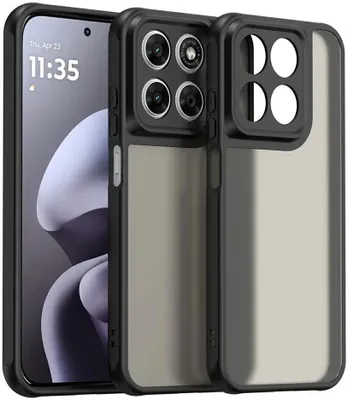Obrázek produktu pro Pouzdro pro Motorola Moto G87/G77/G76 - Zadní kryt Phonesta AirFrost Poloprůhledné - Matné černé