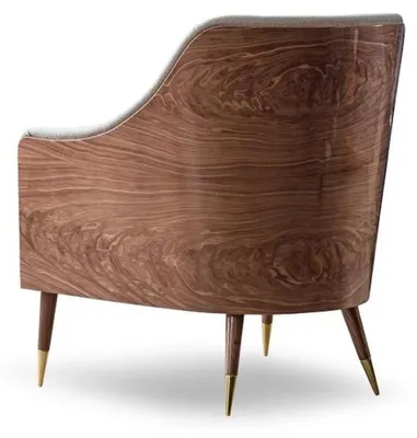 Produktbild von Design Sessel Wohnzimmer Polstermöbel Einrichtung Textil Modern Sitz Neu