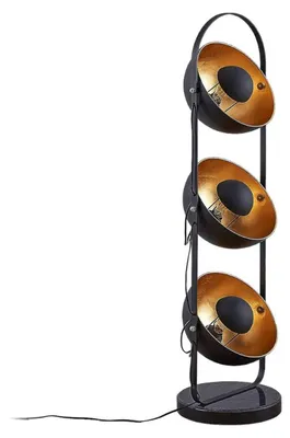 Obrázok produktu pre Elegantná stojacia lampa s tromi nastaviteľnými tienidlami, ideálna do obývačky