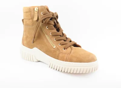 Produktbild von Gabor Velour Micro lion Schnürstiefelette Braun : 38