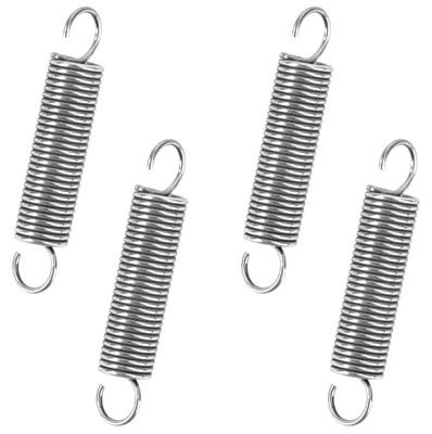Zugfedern mit Haken, 60 mm, Edelstahl, 12 mm Ø, 4 Stück