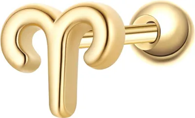Produktbild von Piercing Sterling Silber gelbgold