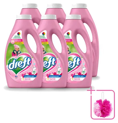 Produktbild von 6 x Dreft Flüssigwaschmittel Delicate & Wool für Wolle und Feinwäsche - Sparpackung - 6 Stücke