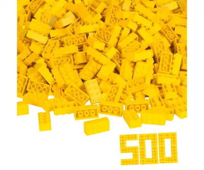 Produktbild von Simba Toys Bausteine Blox 500 gelbe 8er Steine lose