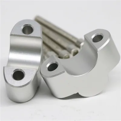 Image de Pour Kawasaki Z900RS 17-19 Moto Modification Handlebar Risers/Height up Adapter Silver