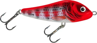 Produktbild von Salmo Rattlin' Slider Sinking Holo Red Head Striper 8 cm