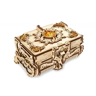 Obrázok produktu pre Ugears 3D drevené mechanické puzzle Janta Šperkovnica