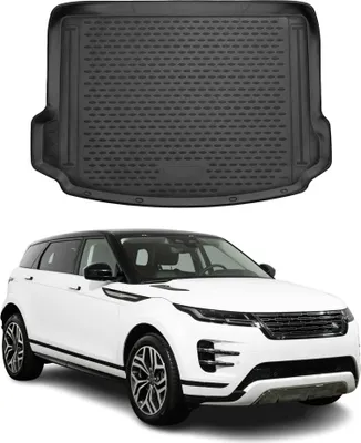 Image de Tapis de coffre Bac de coffre pour Range Rover Evoque 2019-2021 Caoutchouc TPE