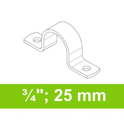 Produktbild von Vollschelle, 3/4" (26,9 mm), 25 mm breit