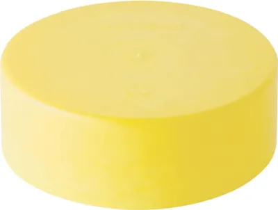Produktbild von Geberit PE Schutzkappe für Rohrenden d 63mm gelb 364802, 1 Stk.