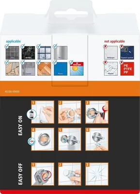 Produktbild von tesa luup WC-Papierrollenhalter inkl. Kleber mit Deckel