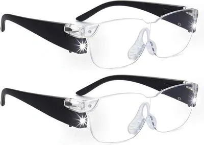 Image de 2 loupes avec un grossissement de 160 % pour les travaux manuels