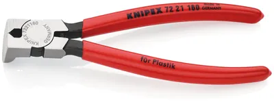Produktbild von KNIPEX 72 21 160 Seitenschneider für Kunststoff mit Kunststoff überzogen 160 mm