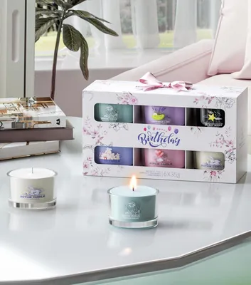 Produktbild von Entspannende Duftkerzen Set für Damen |  Votivkerzen gegen Stress | Geschenke für Frauen
