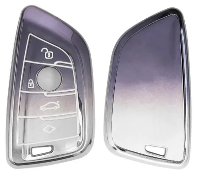 Produktbild von kwmobile Schlüsselhülle für BMW 3-Tasten Smart Key Autoschlüssel Hülle - Autoschlüssel Schlüssel Hülle aus TPU Silikon - Schlüsselschutz Gehäuse in