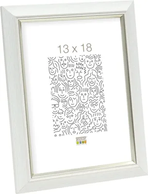 Produktbild von Kunststoffrahmen S42JD 30x30 cm weiß