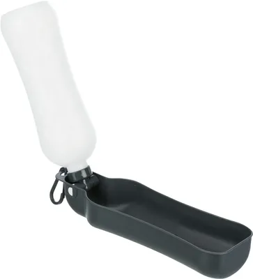 Produktbild von TRIXIE Flasche mit Trinknapf, Hund, Kunststoff, Haustiertränke, Einfarbig, 0,7 l