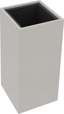 Produktbild von Pflanzgefäß 1er hoch B380xT380H800mm Lichtgrau