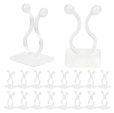 Produktbild von 50 Stück Pflanzenclips für Kletterpflanzen, selbstklebende Pflanzenstützclips für den Garten