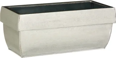 Produktbild von Dehner Pflanzgefäß, Zink-Blumenkasten, ca. 60 x 18 x 17 cm