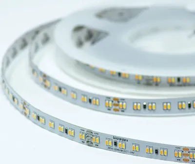 Produktbild von Bioledex LED Streifen 24V 90Ra 12W/m 224LED/m 2700-6500K 5m Rolle tunable white SMD Leiste