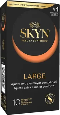 Immagine prodotto di Preservativi grandi, extra regolabili, 10 pezzi